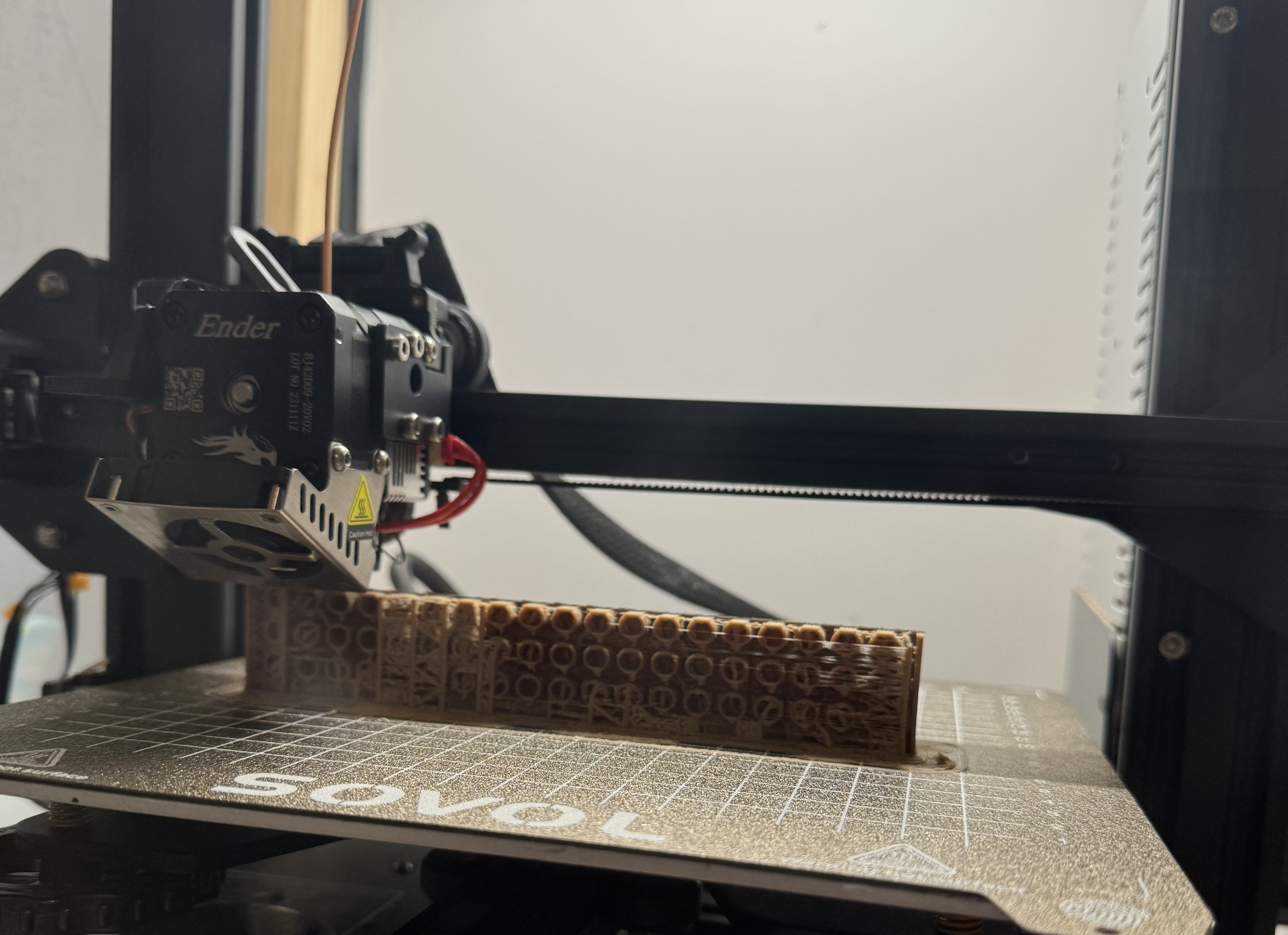 An interrupted print